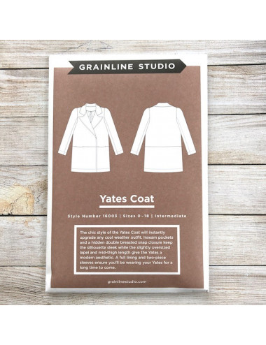 Yates coat - Grainline Studio