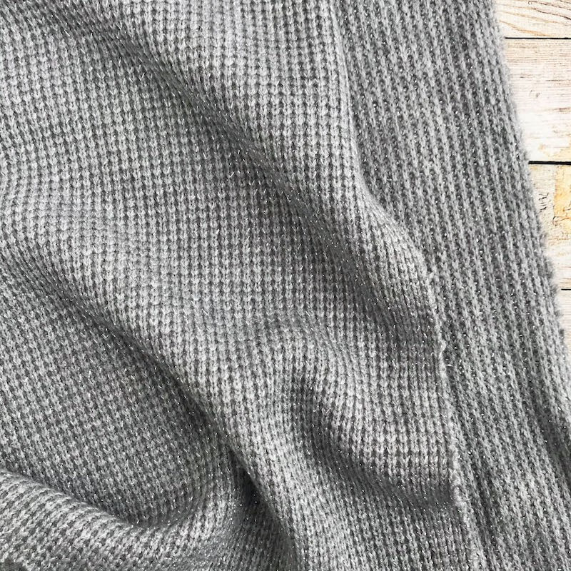 lurex knit fabric