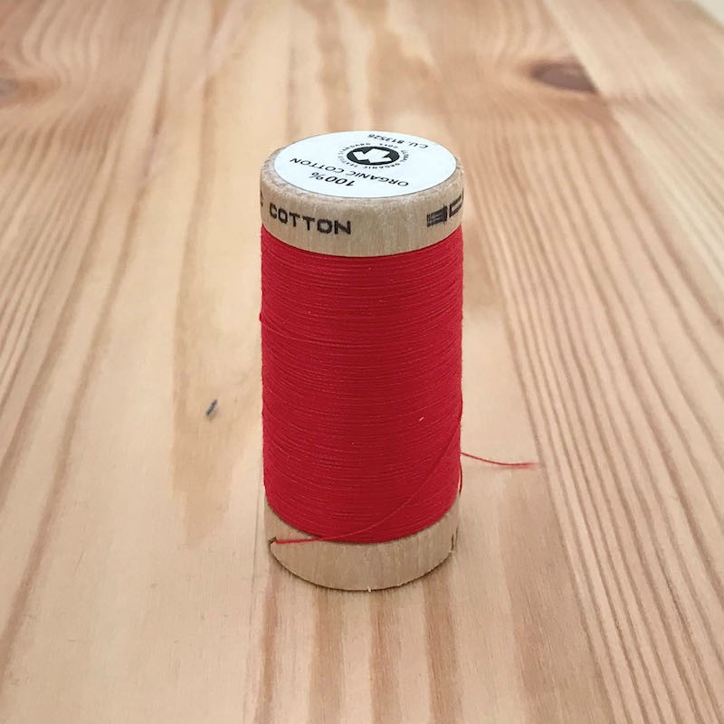 Organic Cotton Thread - Red