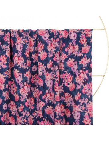 COUPON Viscose Blurred Flowers - Atelier Jupe