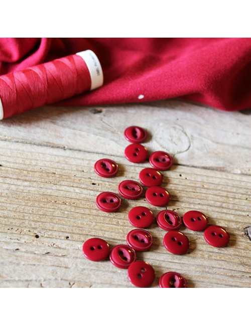 Essential Button Pomegranate Red - Eglantine & Zoé