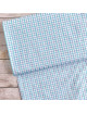 Coton chemisier carreaux bleu