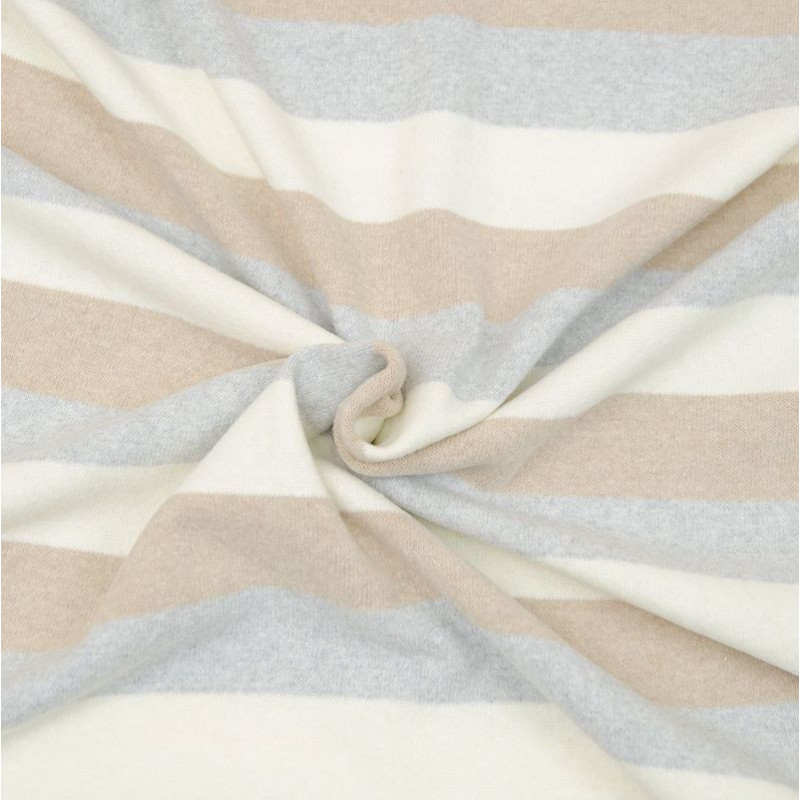 Striped lightweight cotton knit