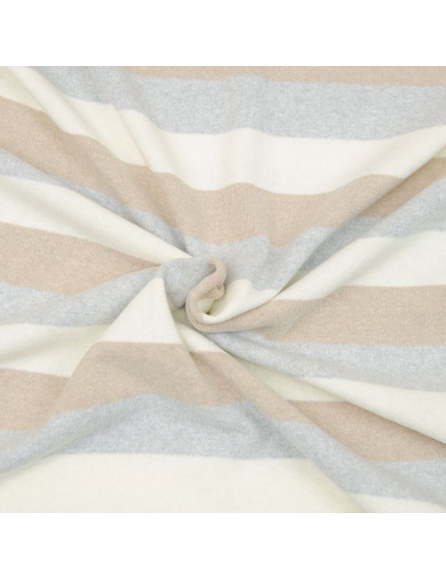 Striped lightweight cotton knit