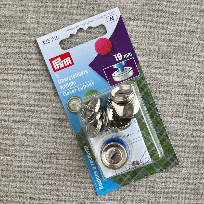Cover buttons Prym - 19mm