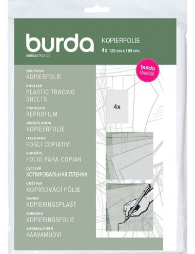 Plastc tracing sheets - Burda