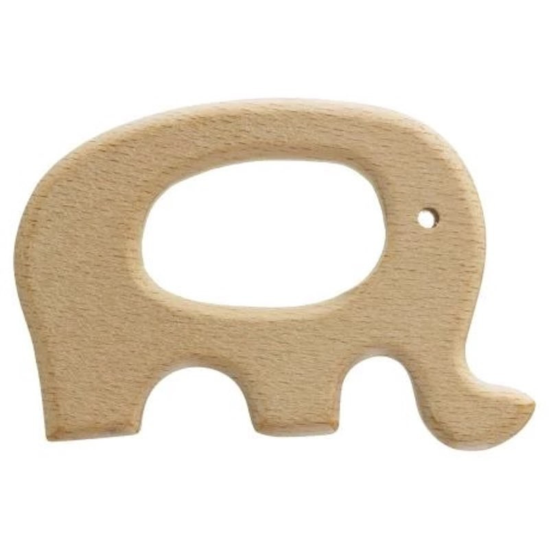 Wooden teething ring - Elephant