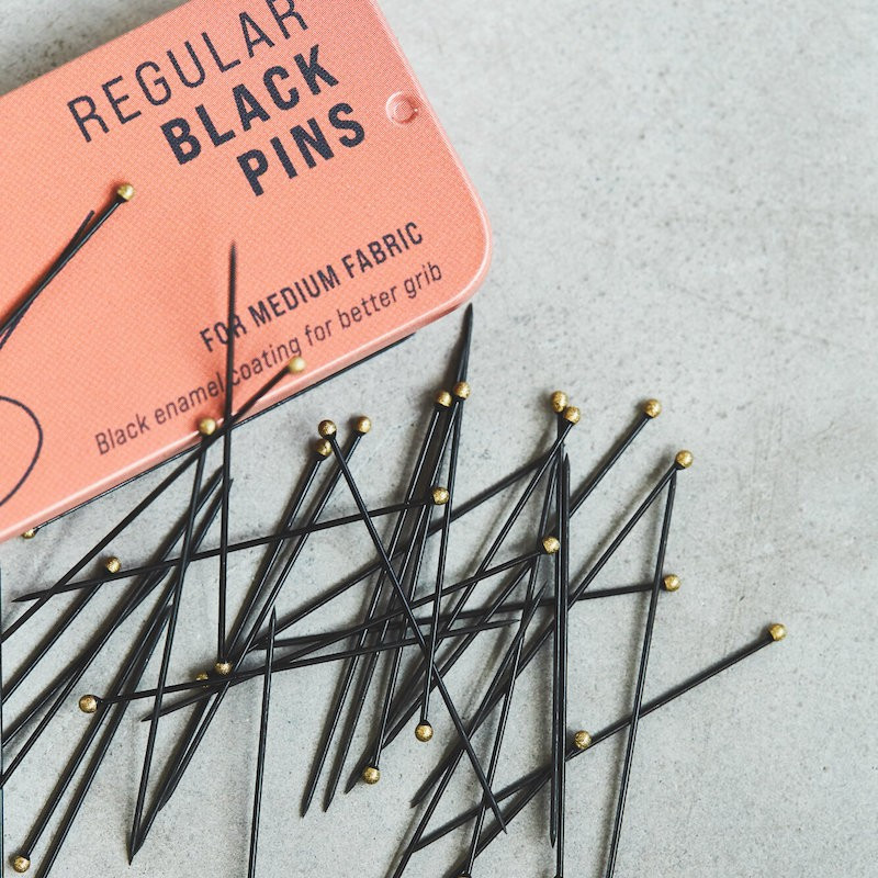 Regular Black Pins - sewply