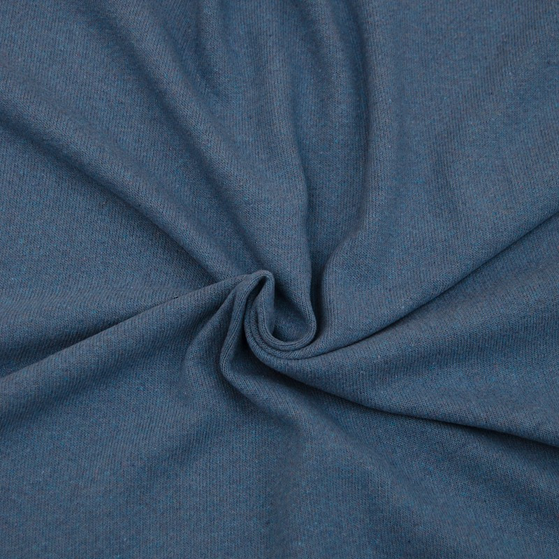 Brushed Cotton knit - Blue